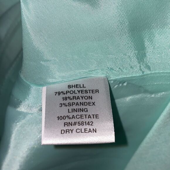 Maggy London Mint Green A-Line Sleeveless Classy Vintage Style Dress Size 10 - Picture 12 of 13